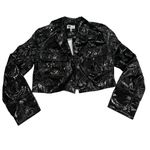 Revolve NWOT Lita By Ciara Leather cropped utility jacket in black Photo 10