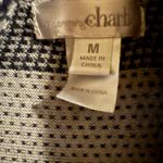 Charming Charlie  Navy and Cream Patterned Open Front Boho Cardigan Photo 1