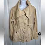 Sundance  Every Angle Linen Blend Jacket Beige Button Up Outerwear Size XS Photo 2