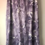Purple Floral Skirt, Large Photo 0