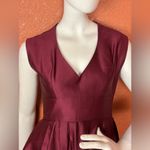 Chloé DAO CHLOE DAO Elegant Burgundy Sleeveless Dress With Side Pockets S 4. E74 Photo 9