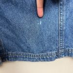 Baccini Denim Midi Dress Women 22W Blue Jean Button Up Front 100% Cotton Vtg 90s Photo 7