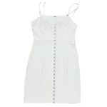 Forever 21  White & Black Polka Dot Spaghetti Strap Fitted Mini Dress Size Small Photo 9