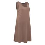 Tank Mini Dress Brown Size L Photo 2