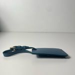 Burberry Dusty Teal Leather Luggage Suitcase Bag Travel Suitcase Tag Keychain Photo 4