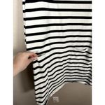 The Nines by Hatch Knee Length Stripe Maternity Dress Size XXL Black Photo 3