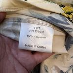 OPT chiffon floral tiered tie side mini dress ruffle sz XS Yellow Photo 5