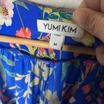 Yumi Kim Womens Silk Blue Floral Amalfi Coast Lexey Sleeveless Wrap Dress Medium Photo 2