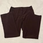 NWOT NY & CO size 12 average brown stretchy zip front pants Brown Photo 1