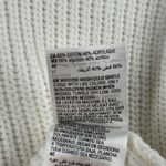 INC  International Concepts Sweater White  Knit Womens Large Textured Sleeve Photo 6
