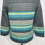 Sundance  Katrina Lambswool Blend Snap-Front Cardigan Knit Sweater Gray Sz S Photo 10