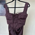House Of CB  SET 'Una' Chocloate Corset vesper skirt size XS‎ NWOT Photo 3