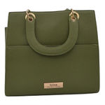 Trina Turk  Pesto Tote with Gold Accents New Photo 0