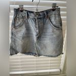 Free People   Button-Fly Cut Off Skirt size 29 Photo 1