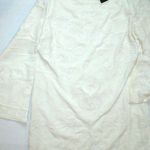 Juicy Couture New $298  Dress Short Womens L NWT Off White Embroider Texture Bell Photo 0