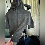 CALIA Cropped Top Hoodie Size XS Gray Black Photo 7