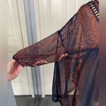 Abercrombie & Fitch  Floral Babydoll Sheer Flowy Bohemian Hippie Top Photo 5