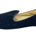 Birdies  The Starling Black Velvet Pointed Toe Slip On Flats Loafers Shoes Sz 10 Photo 0