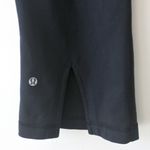 Lululemon Black Capri Adjustable Waist Wide Leg Tights Leggings Small Pocket 2 Photo 2