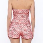 Jack by BB Dakota JACK jacquard coral halter romper Photo 2