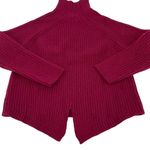 Lush Clothing Lush Womens Pullover Sweater Cropped Acrylic Blend Fuchsia Pink Size‎ Medium Photo 2