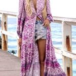 Spell & The Gypsy Spell Mossy Button Through Gown, Size S, NWT Purple Photo 1