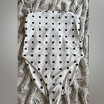 Stone Fox Swim Shanti One Piece in Off White/Black, Size Large Photo 0