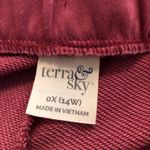 Terra & Sky Leisure Terry Shorts Size 0X 14W Pockets Dusky Rose Womens New Photo 4