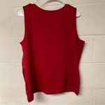 Elementz  Petite Women’s Red Sequin Sleeveless Tank Top Size XLP Photo 2