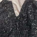 NWOT Black sequin mini skirt Photo 1