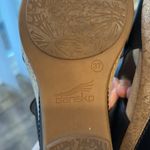 Dansko Carla Black Full Grain Wedge Sandals Size 37 Photo 4