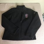 Maggy London Sheetz Women’s Black Fleece Employee Work Jacket Photo 3