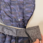 Lululemon Fluff Off Jacket Goose Down Puffer Pullover Purple Patterned Size 6 Photo 10