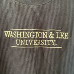 Washington & Lee University Navy Blue Ribbed Crewneck Sweatshirt Cotton Large Photo 1