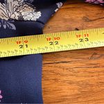 Hippie Rose  Floral Blouse Criss Cross Detail Sheer XL Photo 3