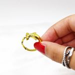 Gold Hammerhead Shark Ring Photo 5