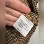 Brandy Melville John Galt Brown by Red Plaid Collared Crop Top Medium Photo 9