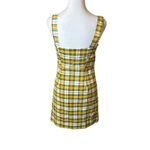Divided H&M  Black Yellow Plaid Dress Size 6 Twee Academia College Clueless Y2K Photo 3
