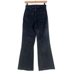 & Other Stories & Other Stories Faded Black Button Fly High‎ Rise Wide Leg Jeans Size 6 Photo 2
