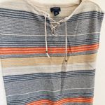 CHAPS  denim stripe sleeveless muscle tee sweater Photo 0
