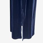 Walter Collection Petites Velvet Maxi Dress Navy Blue Short Sleeve Size M Size M Photo 4