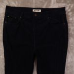 Boden Navy Blue Straight Leg Corduroy 5 Pocket Pants Women's 12R Stretch Size 12 Photo 1