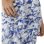 Free People Flounce Around Maxi Skirt in Blue Floral Combo Sz 8 NWT $128R Photo 3