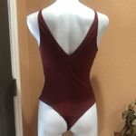 EXPRESS  burnt orange bodysuit small Photo 4