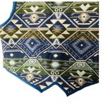 VINTAGE 90s NEW IDENTITY Woven Vest Blue Size L Photo 4