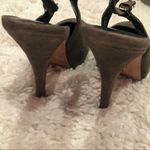 Dolce Vita Leather Suede Slingback Stiletto Heels Grey 7.5‎ Gray Photo 3