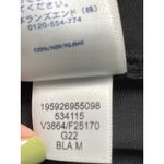 Lands' End  Black Velvet Button Front Top V Neck Sz M 10-12 Old Money Cozy Luxury Photo 8