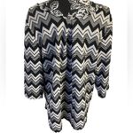 Como vintage Modern Black & White Top Size 1X Photo 1