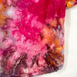 J.Crew Size 6 Top Handmade Tie Dye Embroidered Linen Pink Preppy Boho 1092 Photo 12