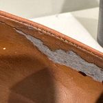 Predictions  Tan Leather Loafers Buckle Belt And Almond Toe With Block Heel Sz 6. Photo 11